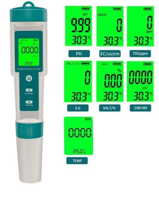 High Quality Water andpH Tester -7 in 1